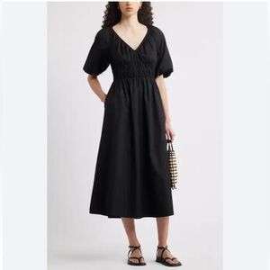 LOFT Black Maxi Dress